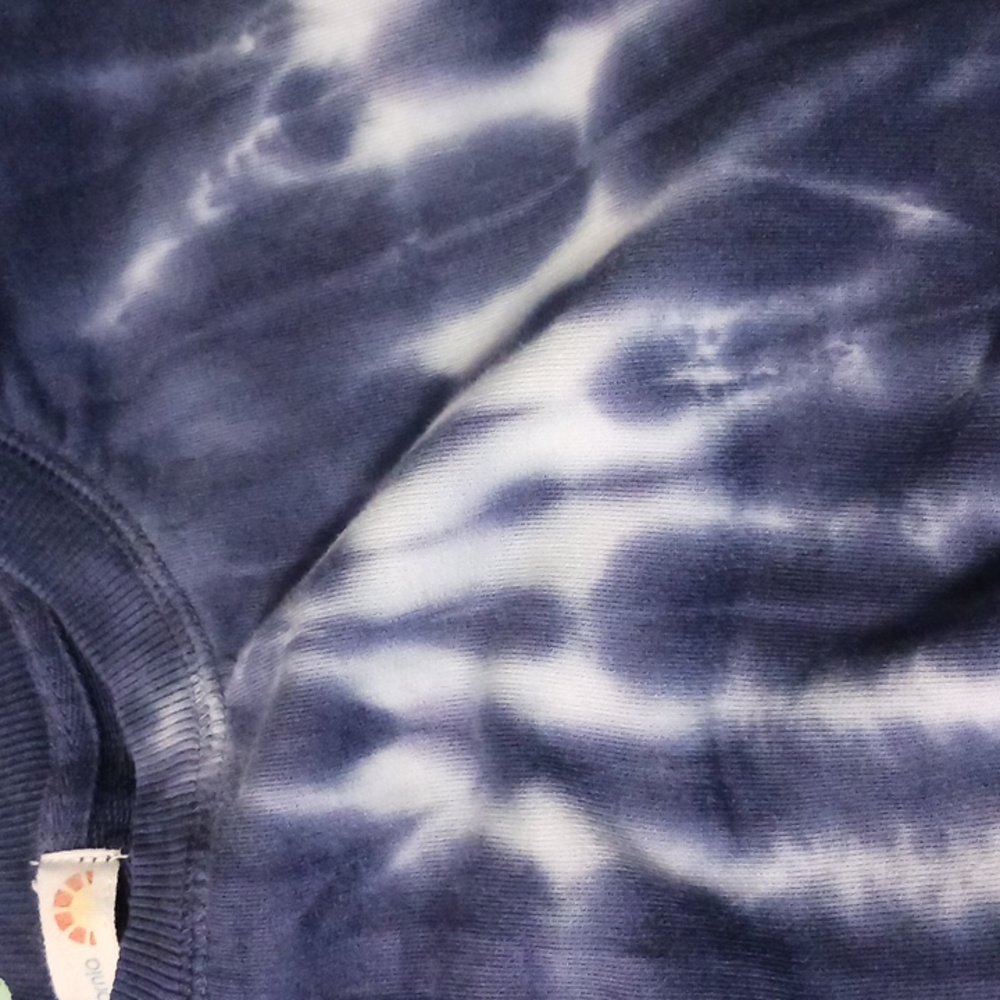 C&C California Tie Dye Blue White Sweatshirt Size L - Picture 14 of 15